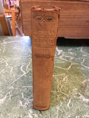 PERCY BYSSHE SHELLEY Complete Poetical Works HB Oxford 1927 leather bound