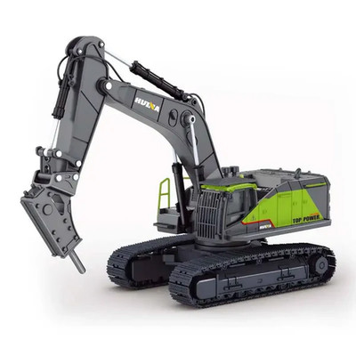 Imex 14533 1:50 Green Drill Excavator Diecast Model