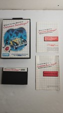 Where In The World Is Carmen Sandiego? Sega Master System SMS 1985 Complete