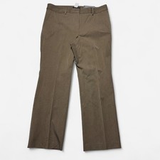 Brand New Talbots Barely Boot Pants Women's Brown Straight Leg Office Workwear