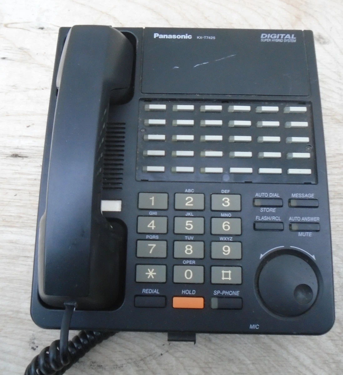 Teléfono De Sistema Panasonic KX-NT546 Negro - ¡En Excelente Estado, Listo Para Usar!