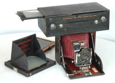 No.4 Screen Focus Kodak, Model A, für Film und Platte, komplett mit Zubehör