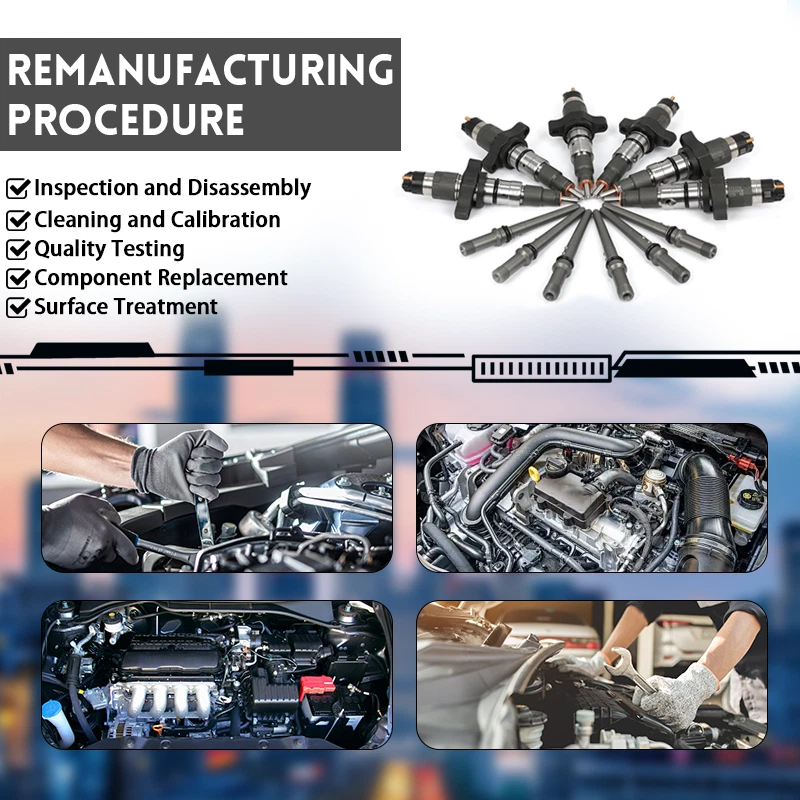 6PCS Fuel Injector Bosch For 04-09 Cummins Dodge Ram 2500 3500 5.9L 0445120238 - Изображение 3 из 4