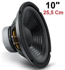WOOFER 25 CM 8 Ohm 200w ALTOPARLANTE SOSP. MORBIDA 10" POLLICI CASSE ACUSTICHE