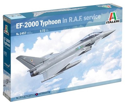 Platz Italeri 1/72 British Fighter Eurofighter Typhoon FGR.4 Plastic Model IT145
