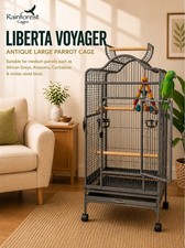 LIBERTA VOYAGER ANTIQUE LARGE CAGE FOR MEDIUM PARROTS AFRICAN GREY AMAZONS