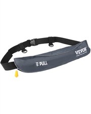 VEVOR Manual Inflatable Belt Pack for Adults PFD Gray CO2 Cylinder Not Included