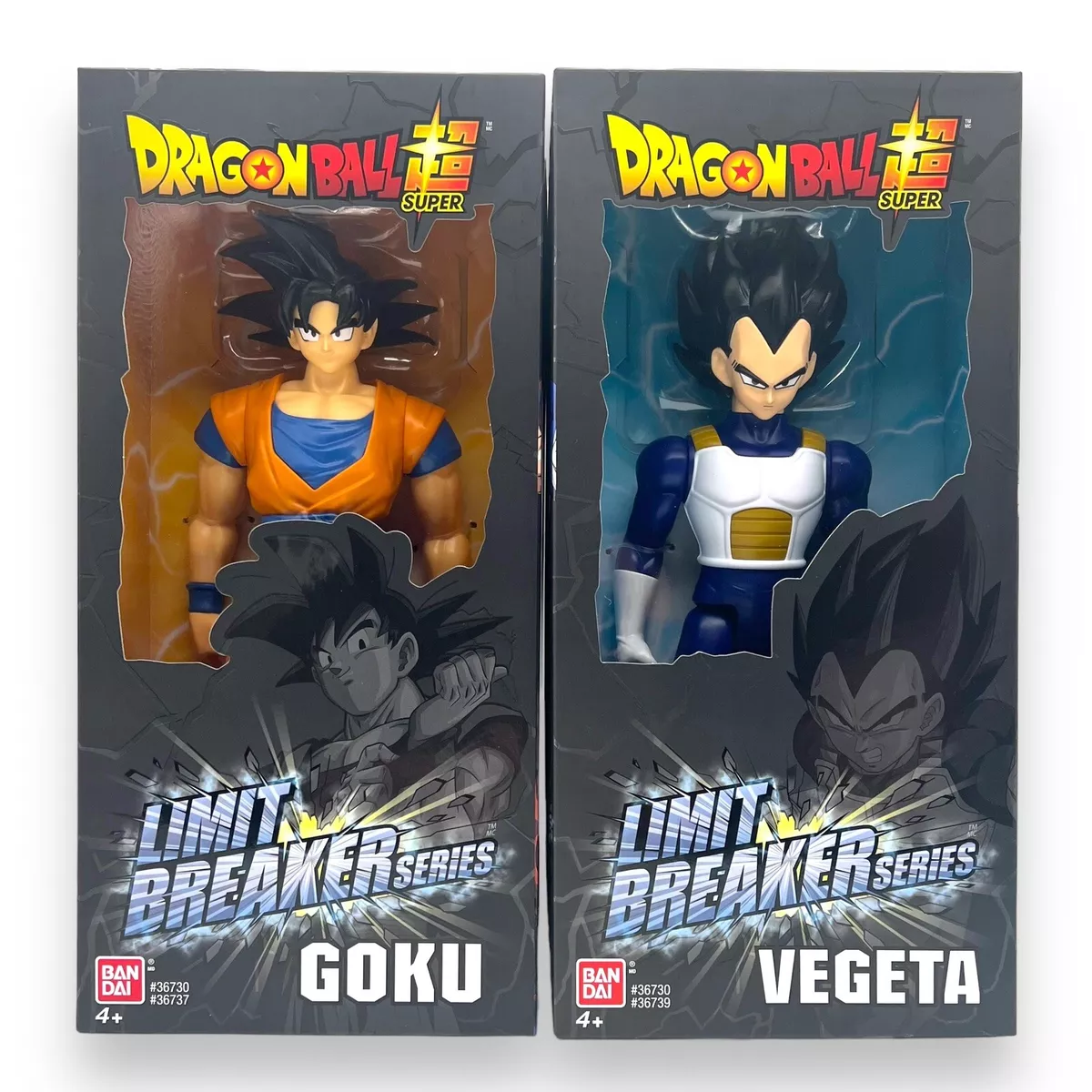 Bandai Dragon Ball Super Goku & Vegeta Limit Breaker Series 12 Figures Lot  of 2