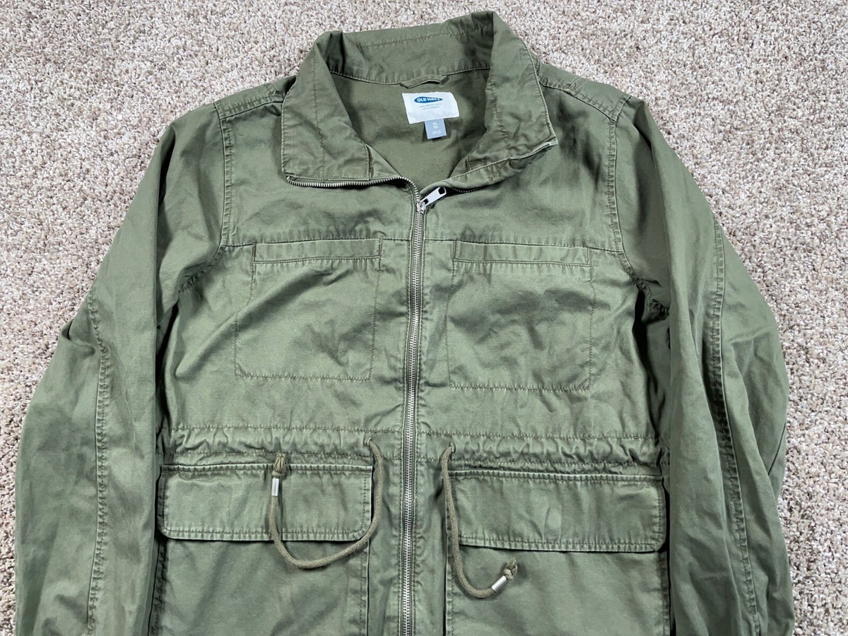 Old Navy Military Zip Up Field Jacket Women's XL Army Green Old Navy Military Zip Up Field Jacket Women's XL Army Green
