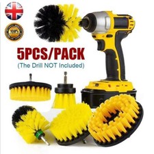 5x Drill Brush Attachment Cleaning Brushes Power Scrubber for Kitchen Car Wheels