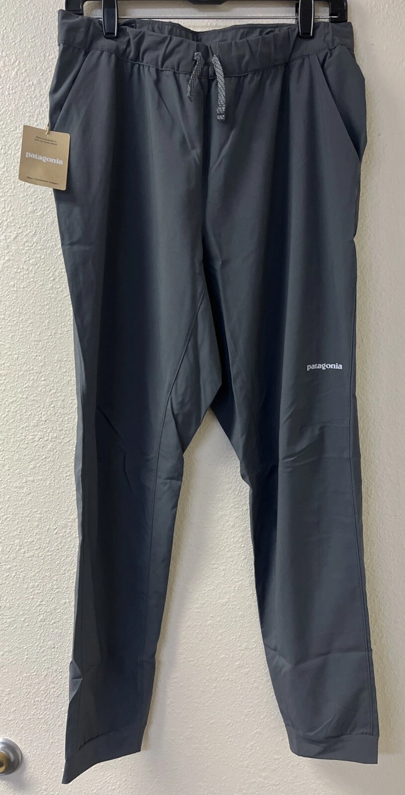 Patagonia Terrebonne Pants Mens XLarge Forge Grey Joggers Lightweight Hiking NWT