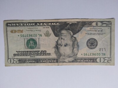 2013 $20 Twenty Dollar Bill Star Note Rare Low Fancy Unique Serial ...