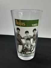 1963 The Beatles Band Photo Drinking Cup Glass 2014 Apple Corp Vandor VGC