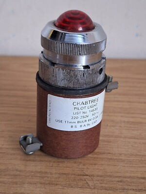 Crabtree Pilot Light 14533 220-250V 50Hz rote Linse