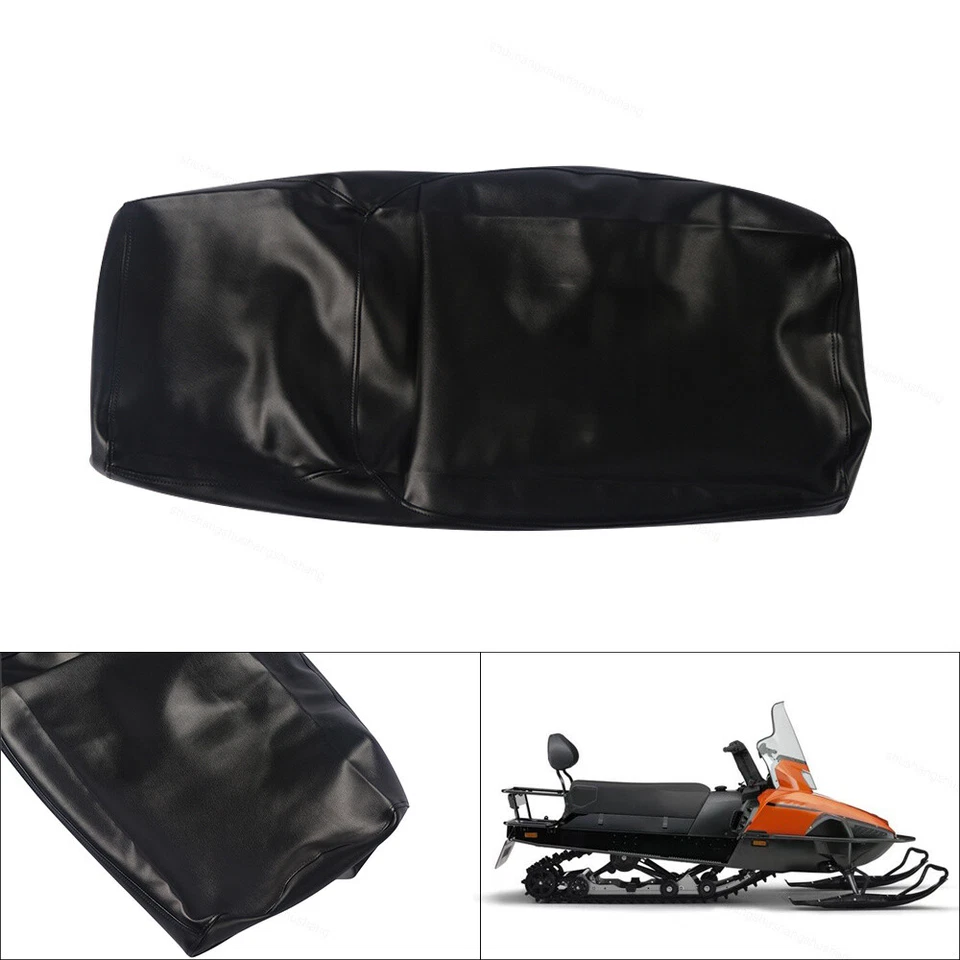 Cubierta de asiento de cuero sintético nueva III de repuesto apta para Yamaha VK 540 1993-2015 Foto 4 de 4