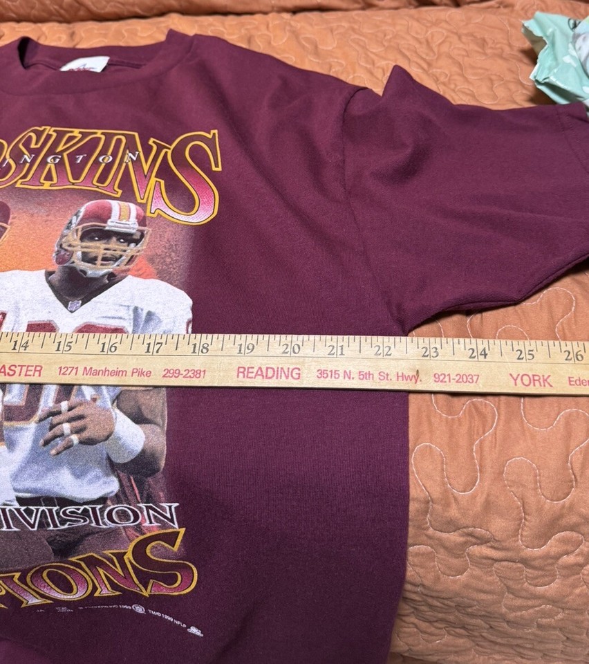 Vintage 90’s Washington Redskins Brad Johnson TShirt Size XL NFC