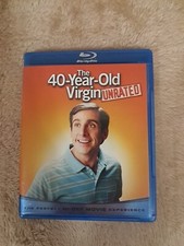 The 40 Year Old Virgin Blu-ray, 2005 Unrated Steve Carell EUC