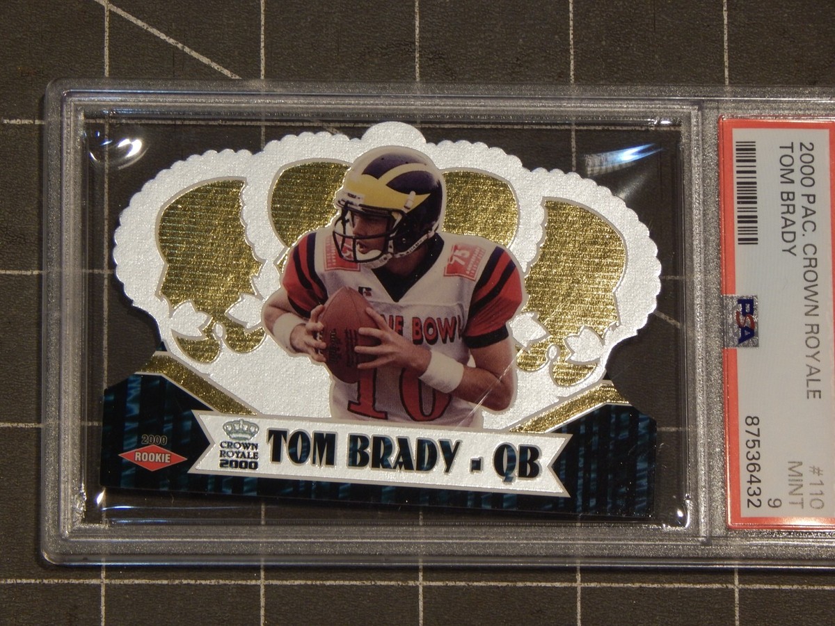 2000 Tom Brady Pacific Crown Royale Rookie Card #110 PSA 9 GOAT | eBay