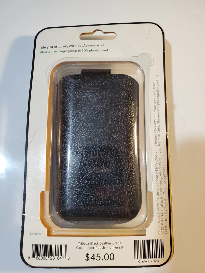 Nueva Funda de Teléfono de Cuero Artesanal Tribeca, Negra, iPhone 4S, iPhone 4, iPhone 3GS Foto 2 de 4