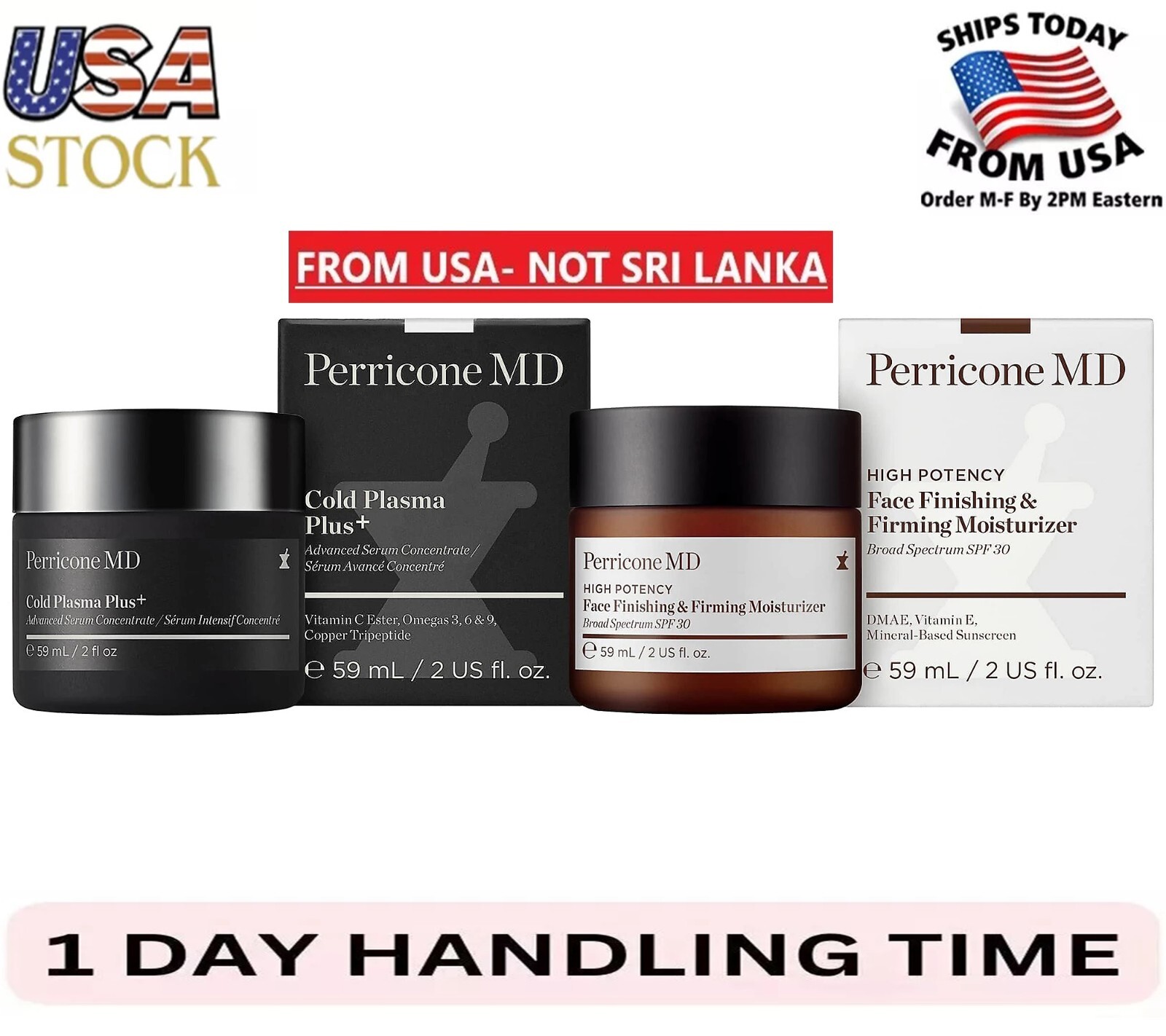 Perricone MD Cold Plasma+ Advanced Serum with SPF High Potency Moisturizer