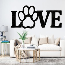 Love Pets Sign , Wood plaque sign,wood Crafts,Craft supply, home decor
