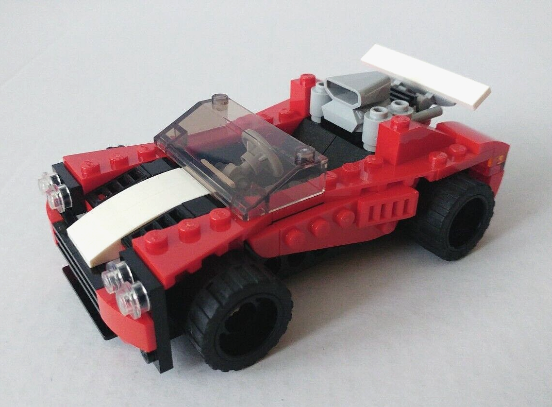 LEGO Creator 3in1 Sports Car 31100 Plane Building Set: Complete Instructions Box