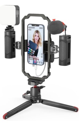 SmallRig Universal Phone Video Rig Kit for iPhone, Smartphone and Cameras 3384B