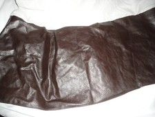 VERATEX FAUX LEATHER BROWN SOUTHWESTERN (1) DUAL KING BEDSKIRT  14" DROP SPLIT