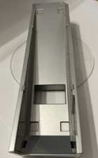 GENUINE NINTENDO WII STAND BASE SILVER RVL-019 WITH CLEAR ROUND BASE RVL-017