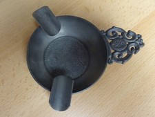 Zinn Aschenbecher Antikes seltenes Fundstück mit Stempel Signatur