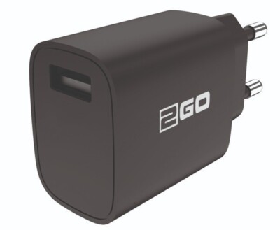 2GO Ladestecker, Netz-Ladegerät 100V-240V- schwarz Universal USB, 1000mA, 795981