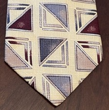 Roundtree & Yorke Hand Made 100% Silk Men’s Neck Tie Made In Usa