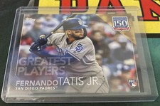 Topps Baseball 150 Years Fernando Tatis Jr Gold Base RC SP/299 Padres All Star