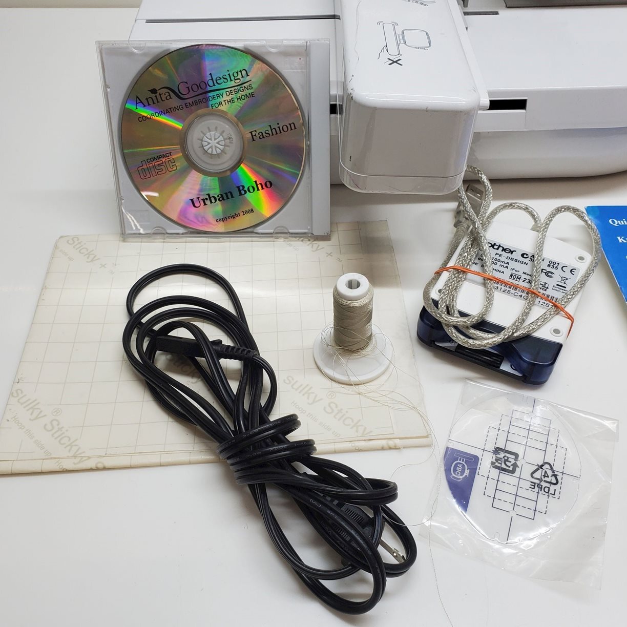 Brother NQ1400E Embroidery Machine White For Parts/Repair eBay