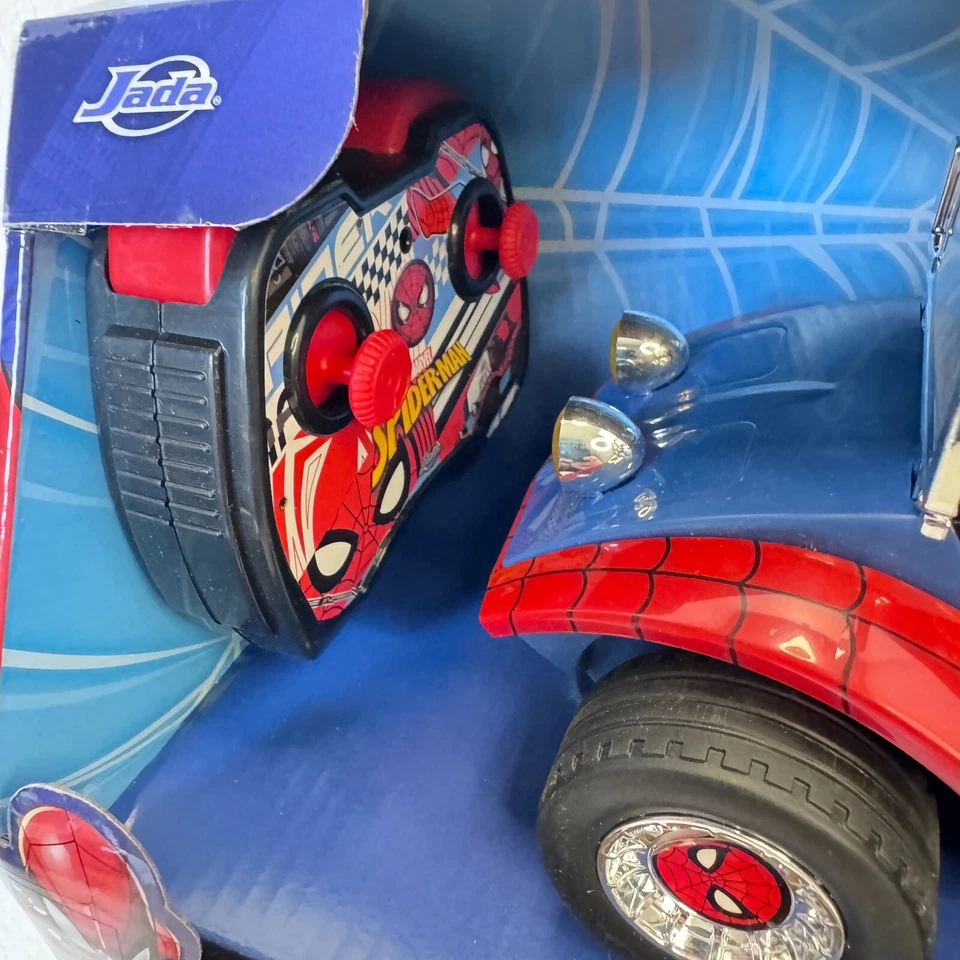 Controle remoto de buggy Spider-Man 7 em botão Marvel Turbo, função completa novo na caixa - Imagem 4 de 4