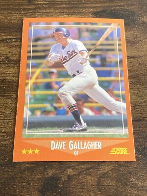1988 Score Rookie and Traded #89T Dave Gallagher RC Rookie White Sox
