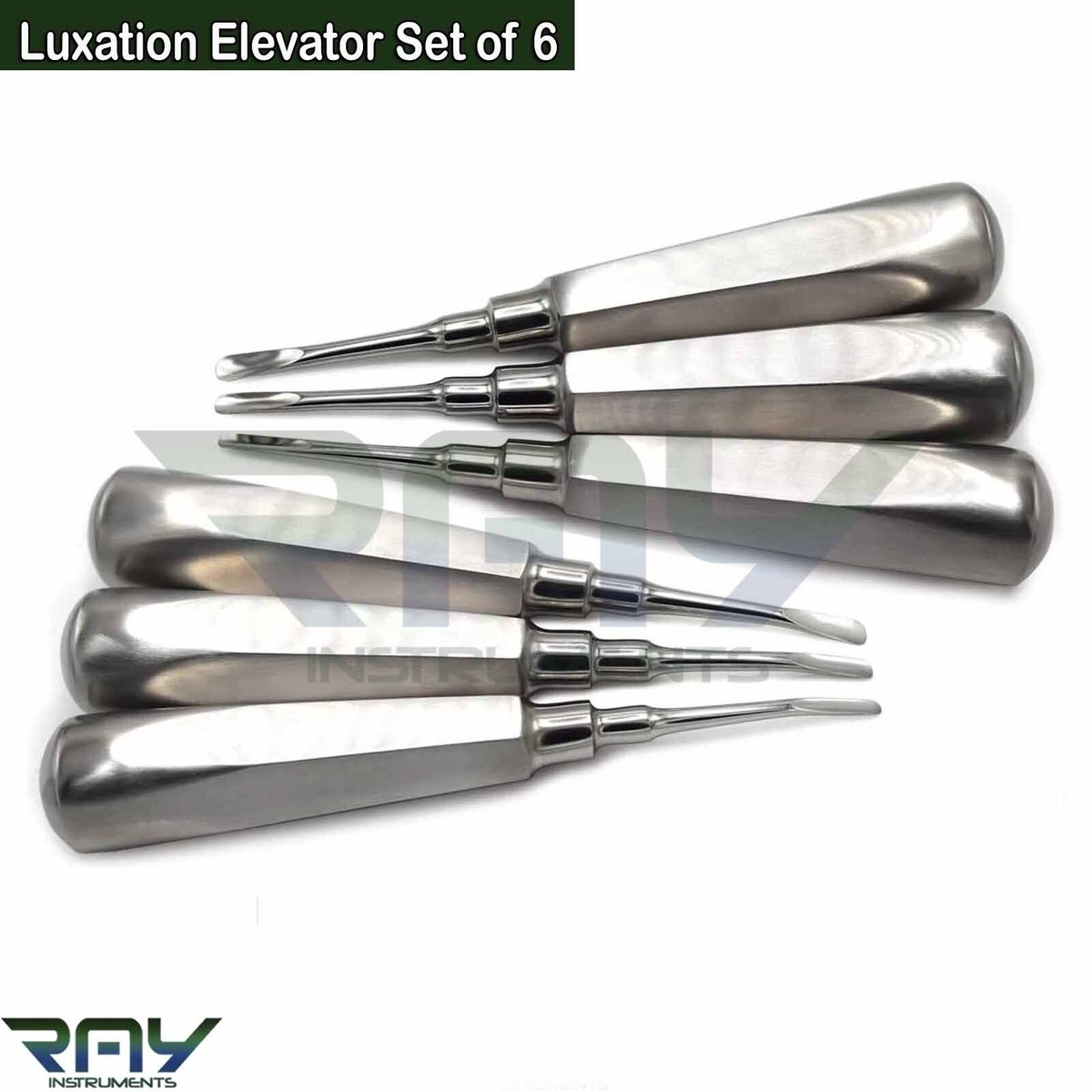 Dental Tooth Extraction Kit Luxation Root Elevators Forceps