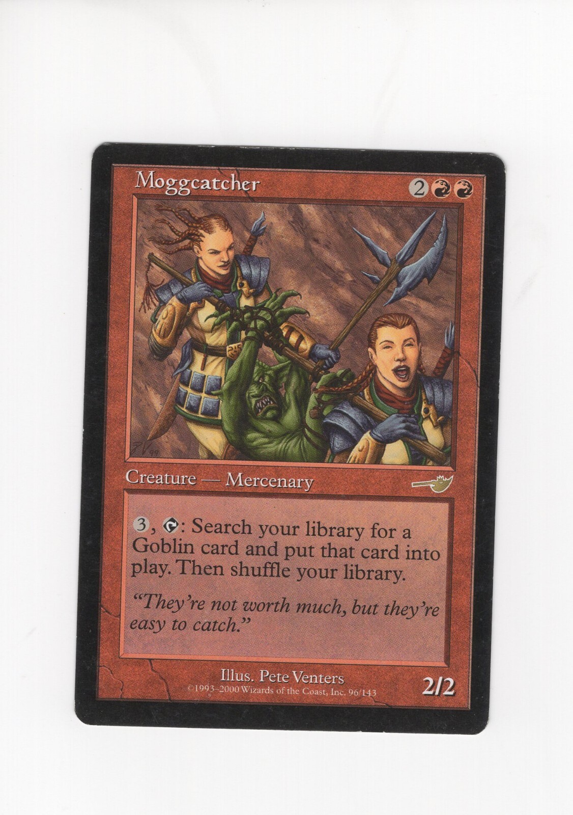 Moggcatcher Nemesis LP surface MTG Magic the Gathering b