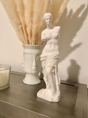 Venus de Milo Statue, Classic Greek Roman Mythology Goddess Aphrodite White 