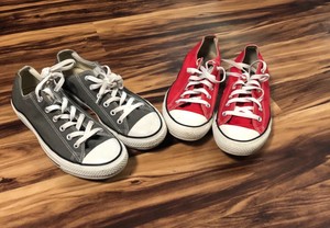 grey converse size 8