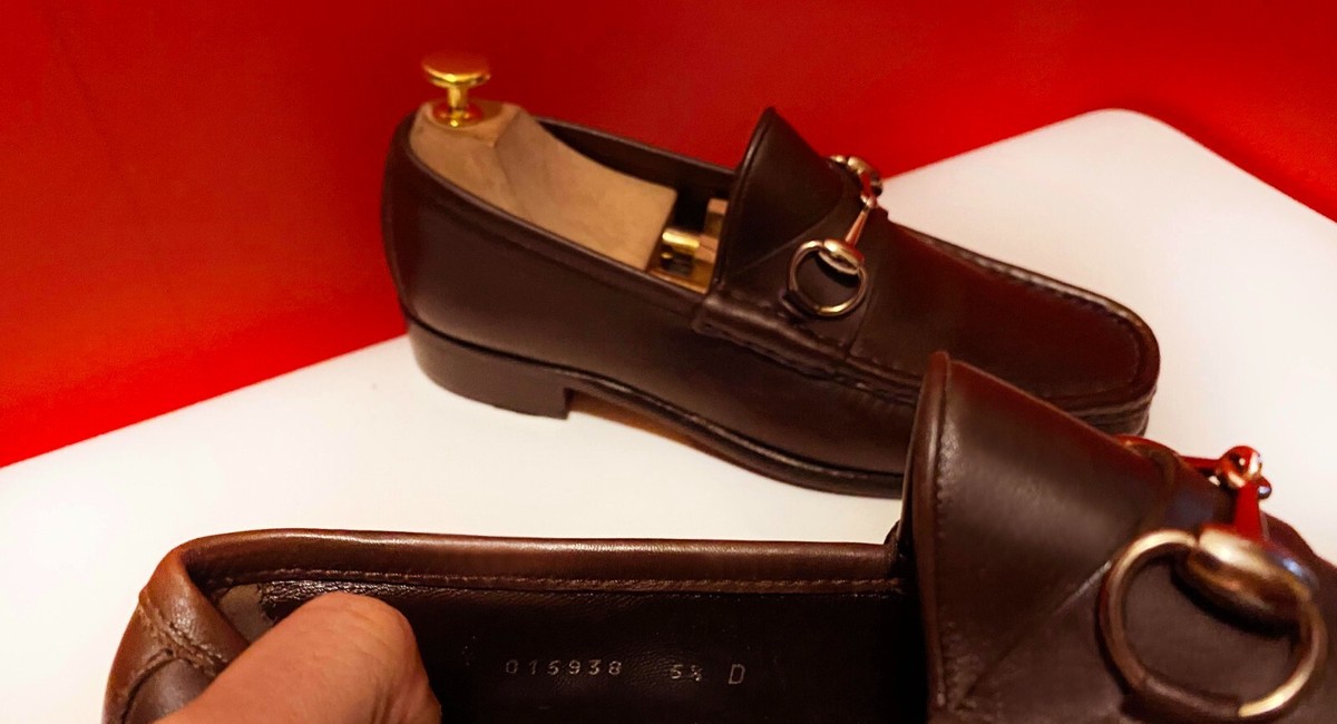 $849.00 !! GUCCI MEN'S TOM FORD LUXURY BROWN LEATHER SHOES LOAFERS