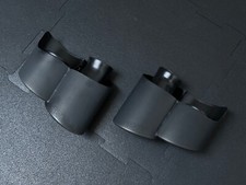 PORSCHE PANAMERA 970 TURBO - TECHART - EXHAUST TIPS BLACK MATT TAILPIPES