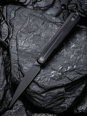 Civivi Clavi Folding Knife 3.0'' Nitro-V Steel Blade Black G10 Handle C210191