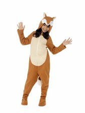 Smiffys Fox Animals One Piece Jumpsuit Childrens Unisex Halloween Costume 44074