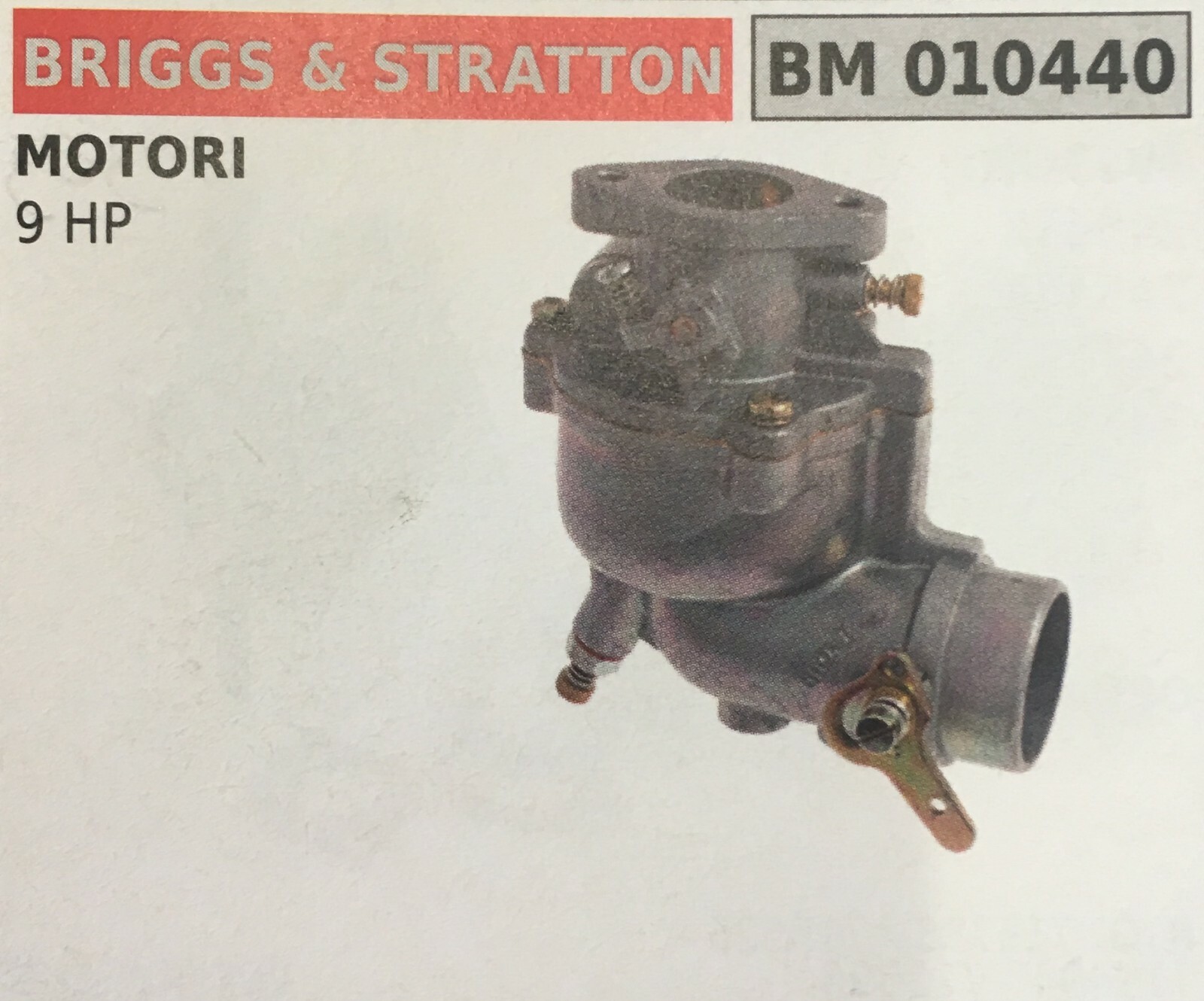 Carburatore 9 HP Briggs & Stratton BM010440 Brumar - Prezzo Offerta