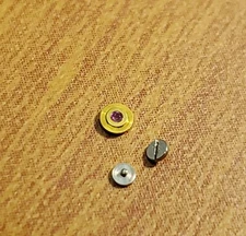 Genuine Factory NOS Bulova Accutron 214 Chaton For Second Pinion W/Jewel Screws