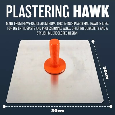 Aluminium Gipser Hawk Profis Putzwerkzeuge 12'' x 12'' Handgriff Zum Selbermachen