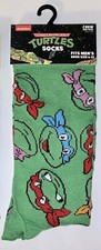 Teenage Mutant Ninja Turtles Crew Socks For Shoe Size 6-12 Unisex Fun Gift NEW