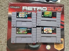 Retro-Bit Retro Duo 8-bit & 16-bit Twin Video Games System v3.0 with Games