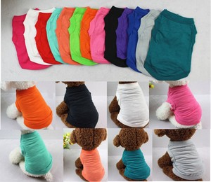 XS-3XL-Cotton-Pet-Clothes-Shirt-Dog-T-Shirt-Cat-Poodle-Puppy-Bulldog-Shirt-Vest